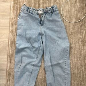 Zara Jeans banded at top